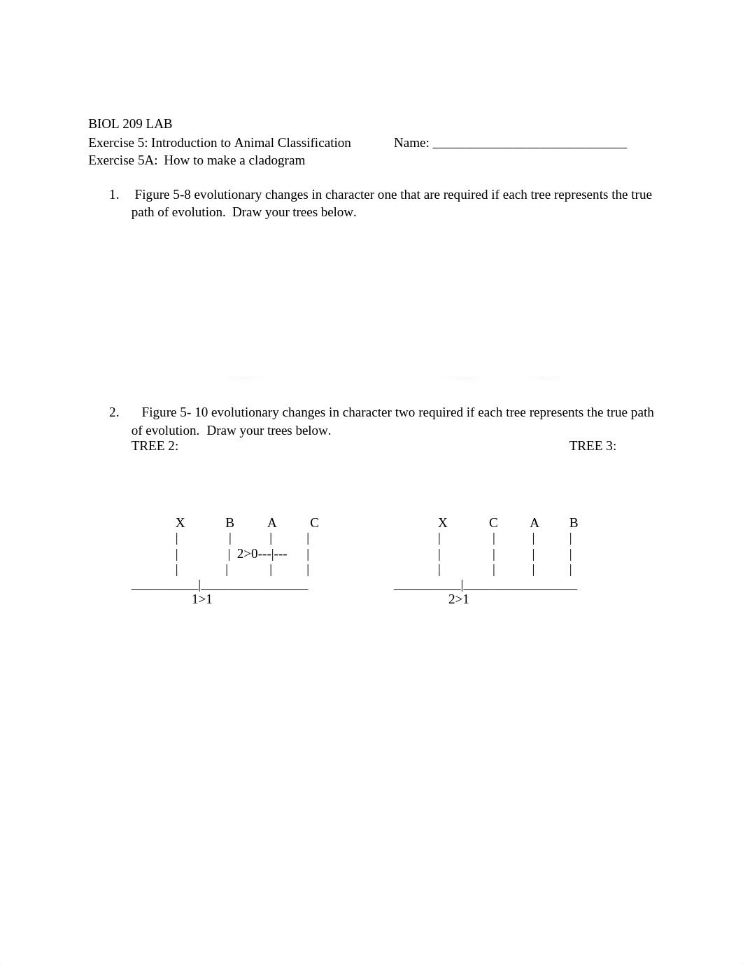 LAB+6+ANSWERS+Cladogram+Analysis_dbbkobg00h1_page1