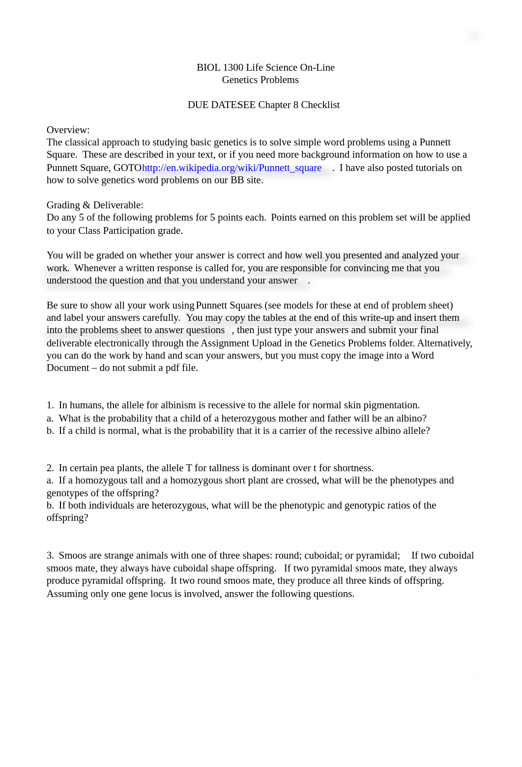 1300 OL Genetics Problems Fall 2019.docx_dbbqu8m9t9y_page1