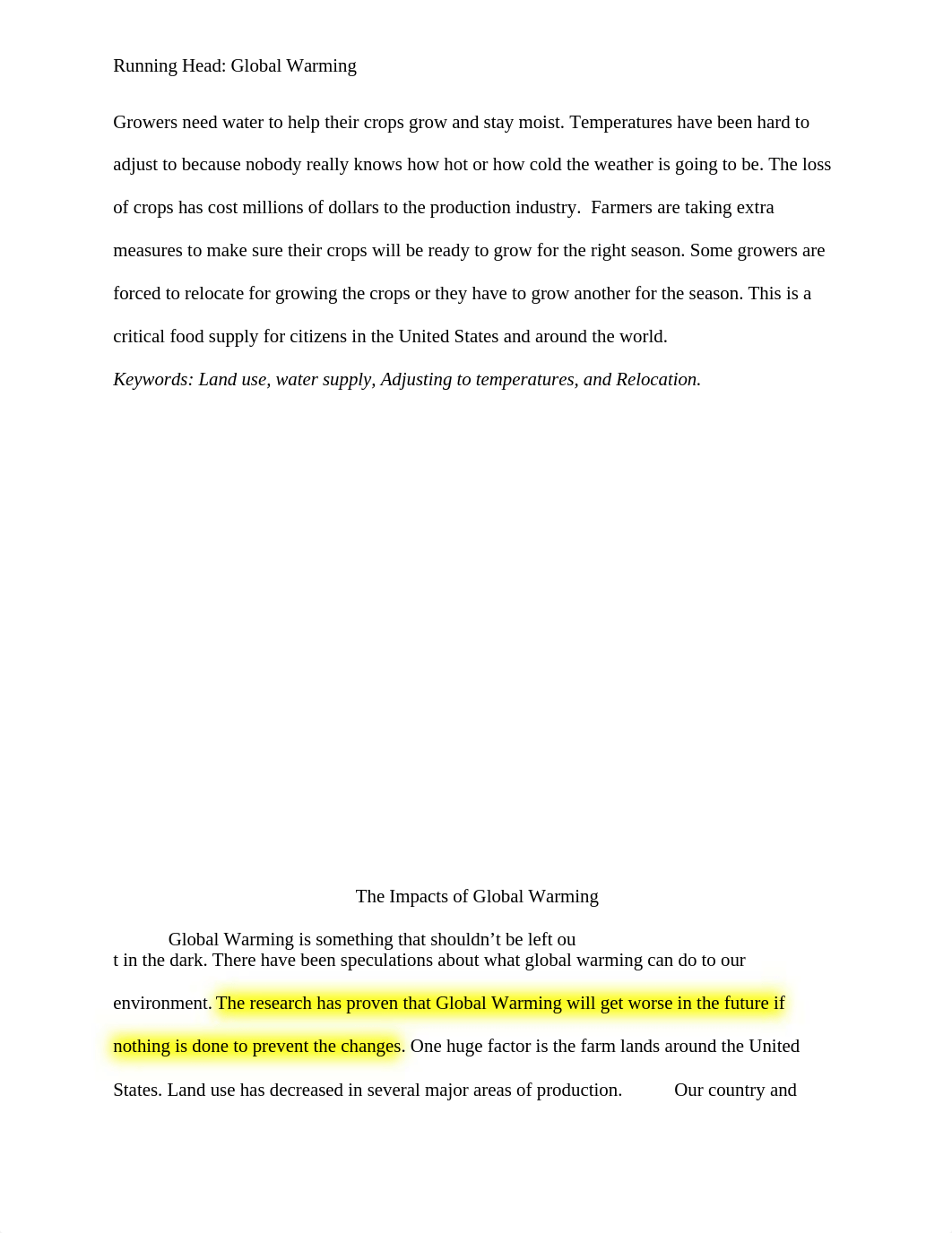 The impacts of Global Warming Final essay_dbbrcqg5jmm_page2