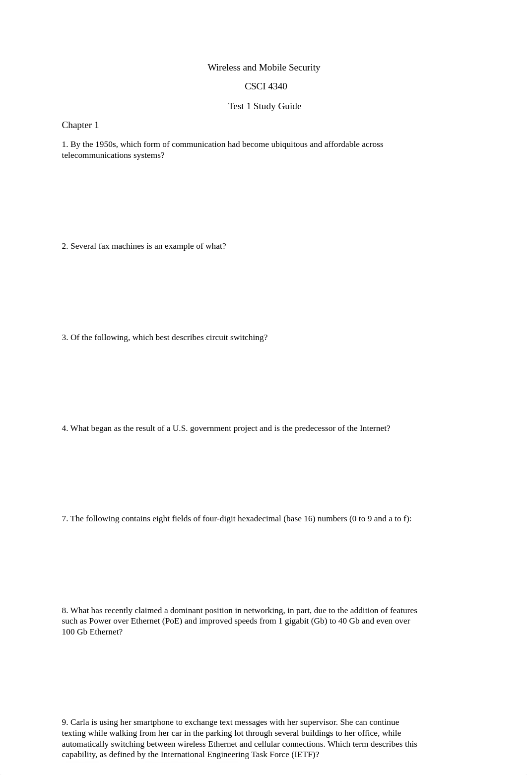 CSCI 4340 Test 1 Study Guide.pdf_dbbvmv56orw_page1