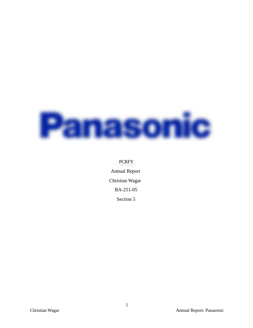 Annual Report of Panasonic Accounting_dbbya3fqhz7_page1