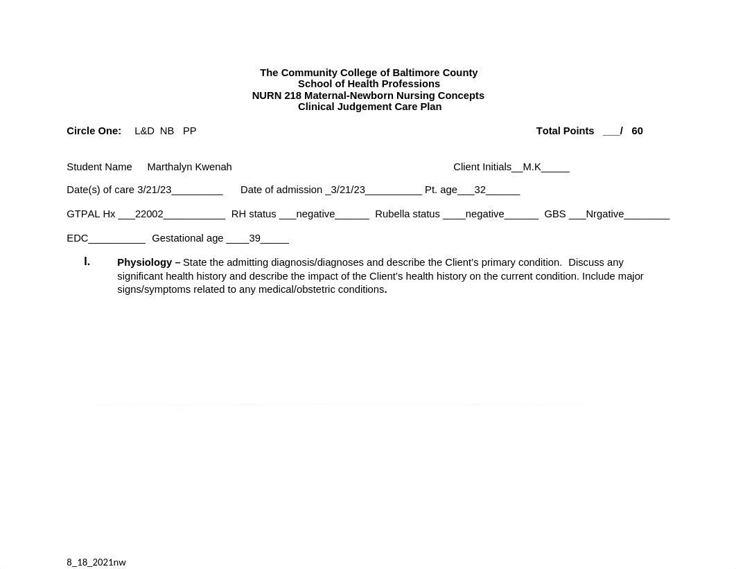 #Clinical Judgment Care Plan.docx_dbckj87fa5v_page1