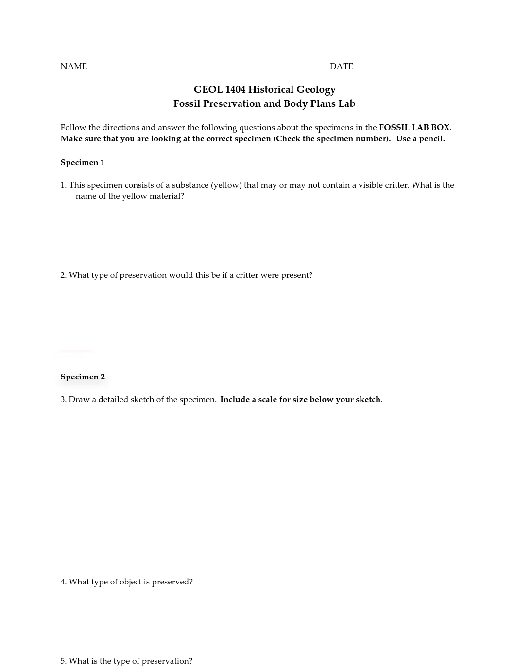 Lab 7_Fossil Preservation & Body Plan exercises with keys (1).pdf_dbctoqmp7ps_page1