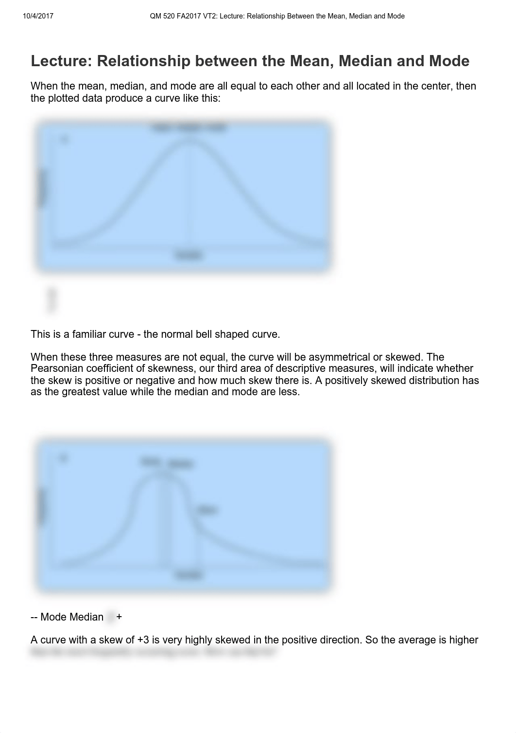 week1_QM 520 FA2017 VT2_ Lecture_ Relationship Between the Mean, Median and Mode.pdf_dbcv9rg5v0a_page1