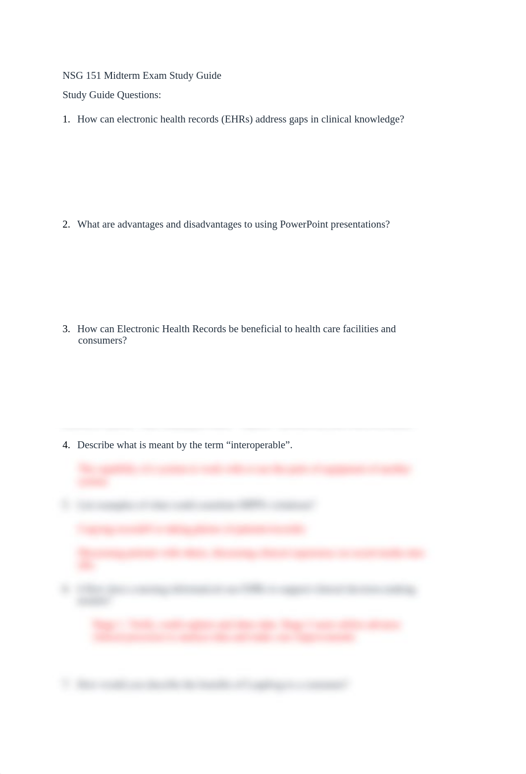NSG 151 Midterm Exam Study Guide.docx_dbcvz900v08_page1
