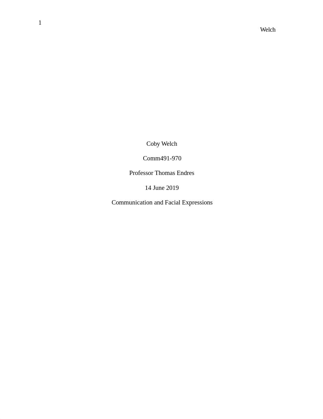 Comm491-970 Research Paper Communication and facial expressions.docx_dbcyh1fdq83_page1