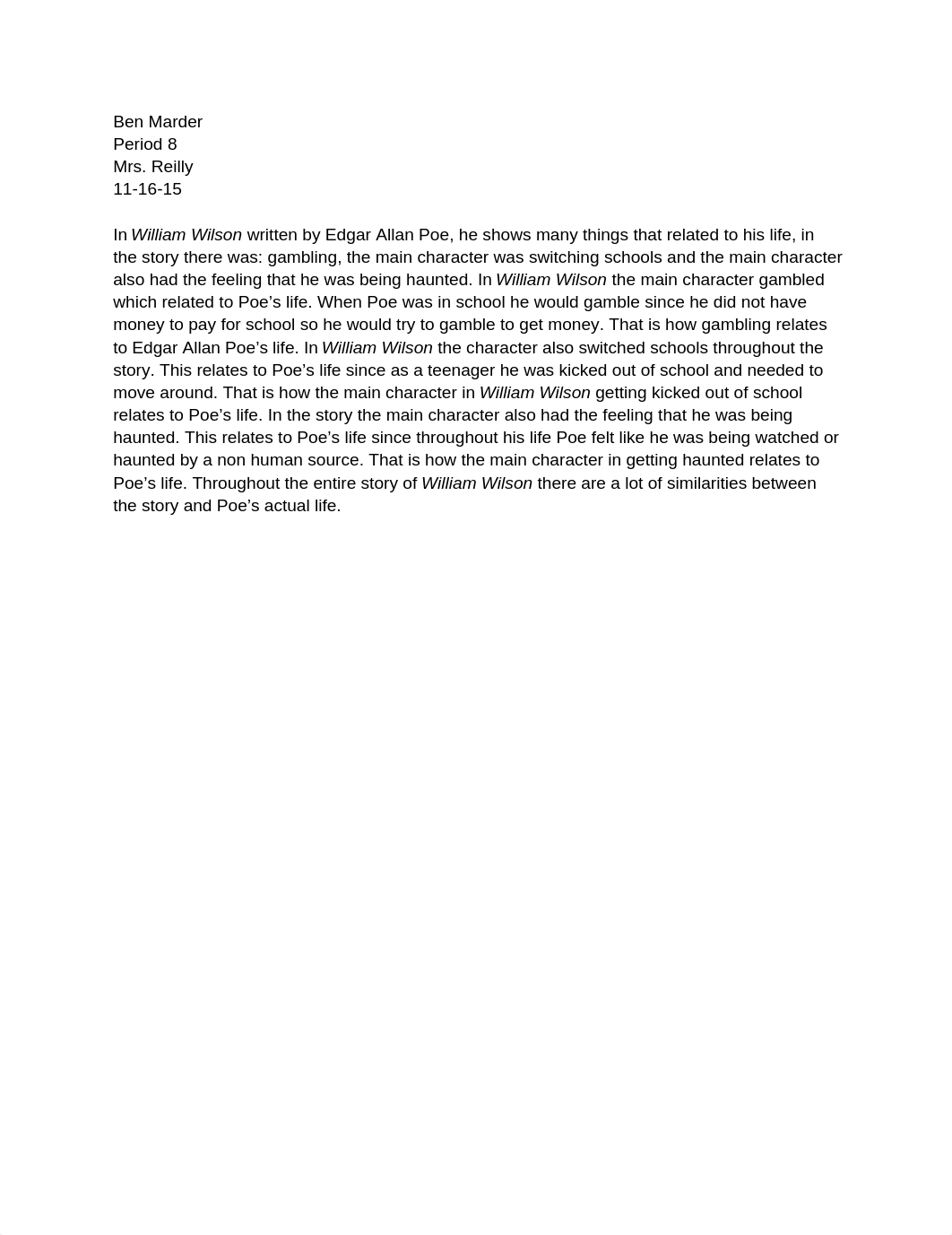 Ben Marder Edgar Allan Poe Paragraph.docx_dbcz8tqb2oj_page1