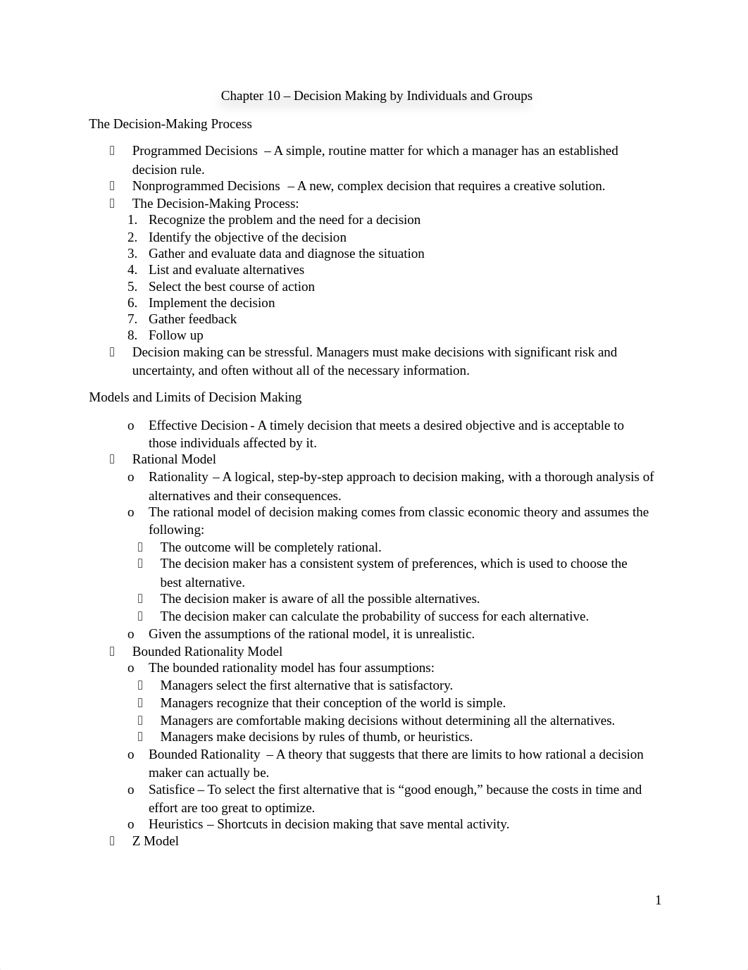 Chapter 10 - Decision Making by Individuals and Groups.docx_dbd34rfah71_page1