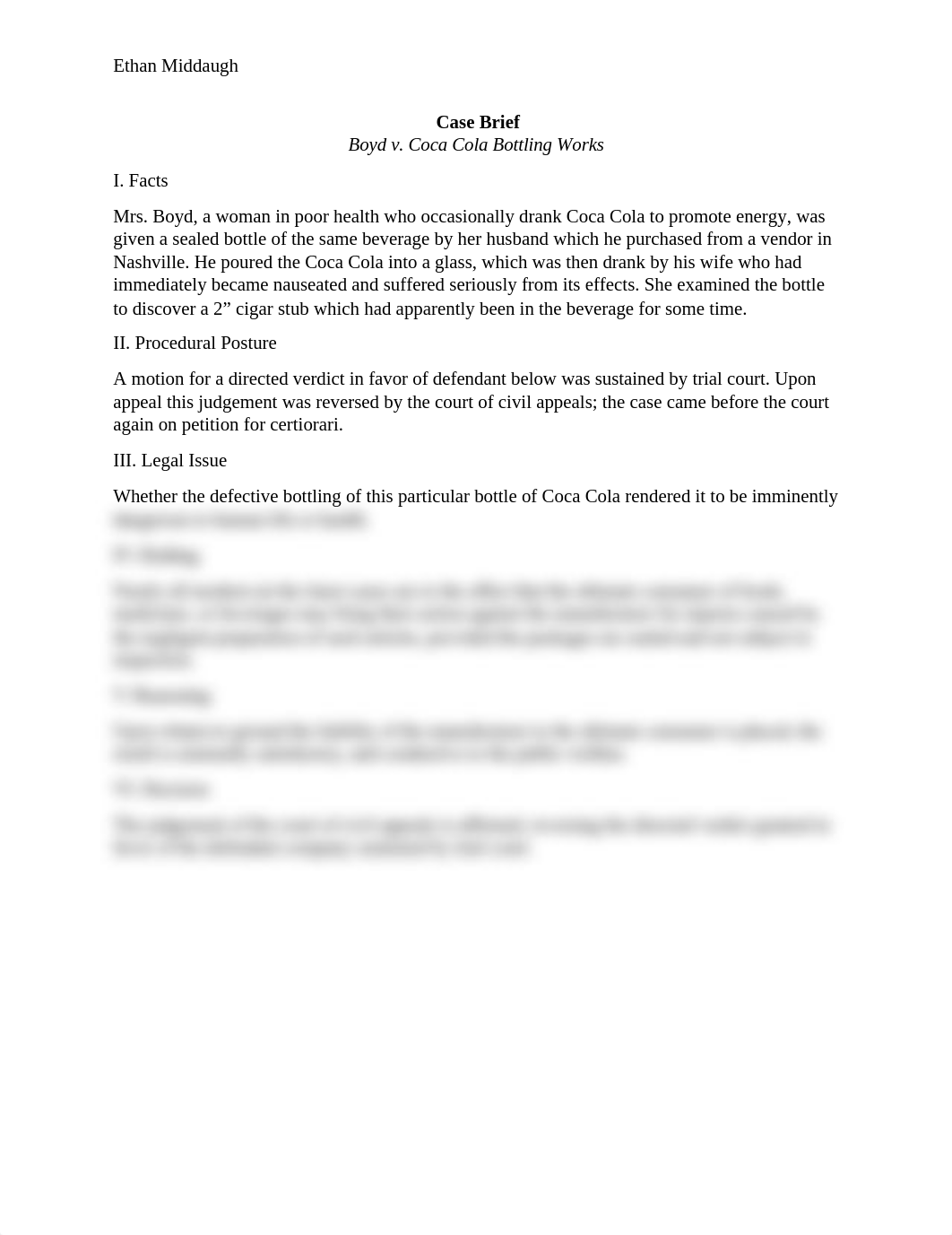 Boyd v. Coca Cola Bottling Works Case Brief_dbd3ztkybhs_page1