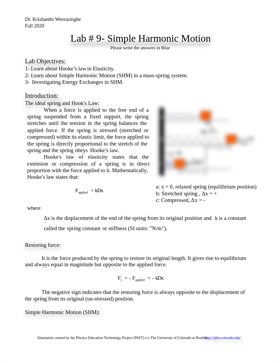 Simple Harmonic Motion Lab.pdf_dbdlg6xzoiy_page1