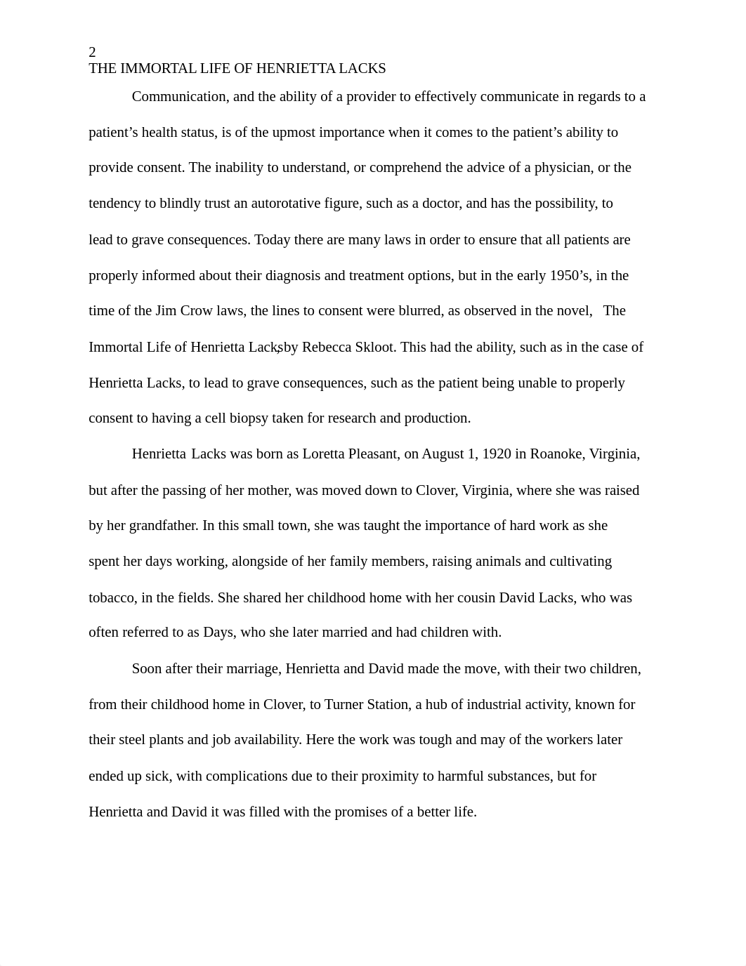 The Immortal Life of Henrietta Lacks Paper.docx_dbdn5ynofqr_page2