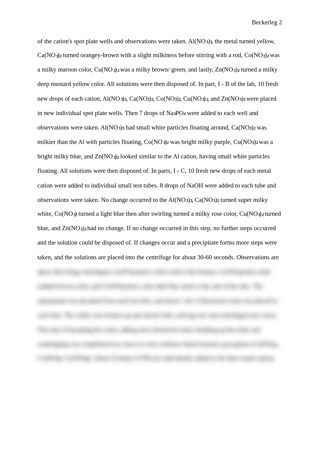 CHMY 142 Lab 9 - Qualitative Analysis_ Identification of Unknown Cations.pdf_dbe9z3l8njn_page2