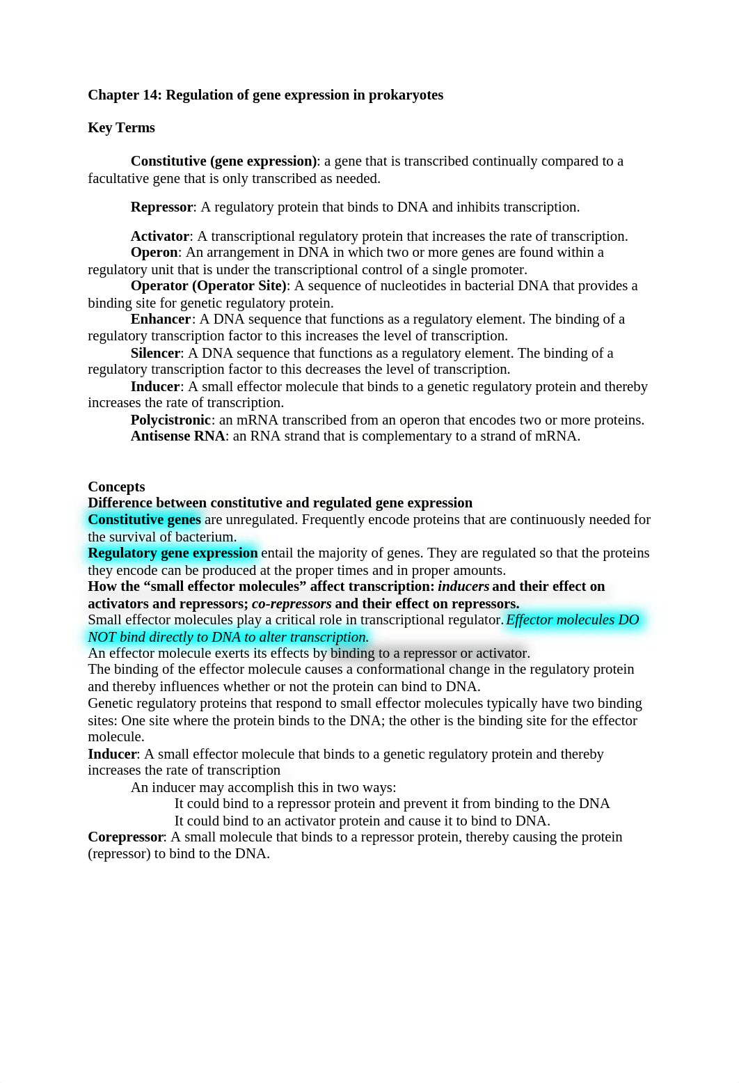 Genetics Exam 2  Review Sheet_dbecolhfvjc_page1