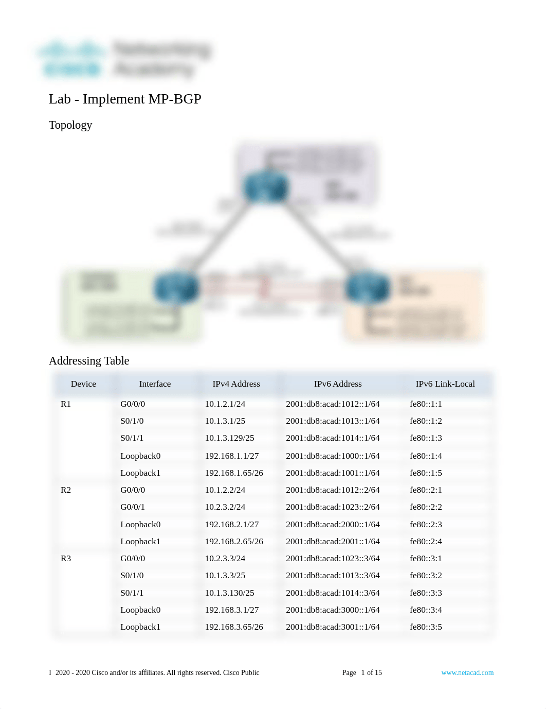 11.1.3 Lab - Implement MP-BGP.docx_dbes8e1gjod_page1