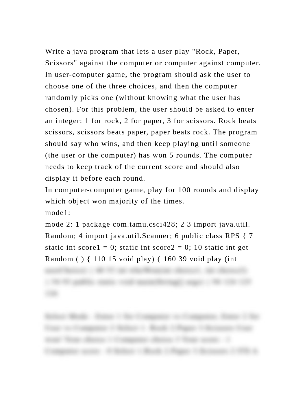 Write a java program that lets a user play Rock, Paper, Scissors a.docx_dbetz1htihe_page2