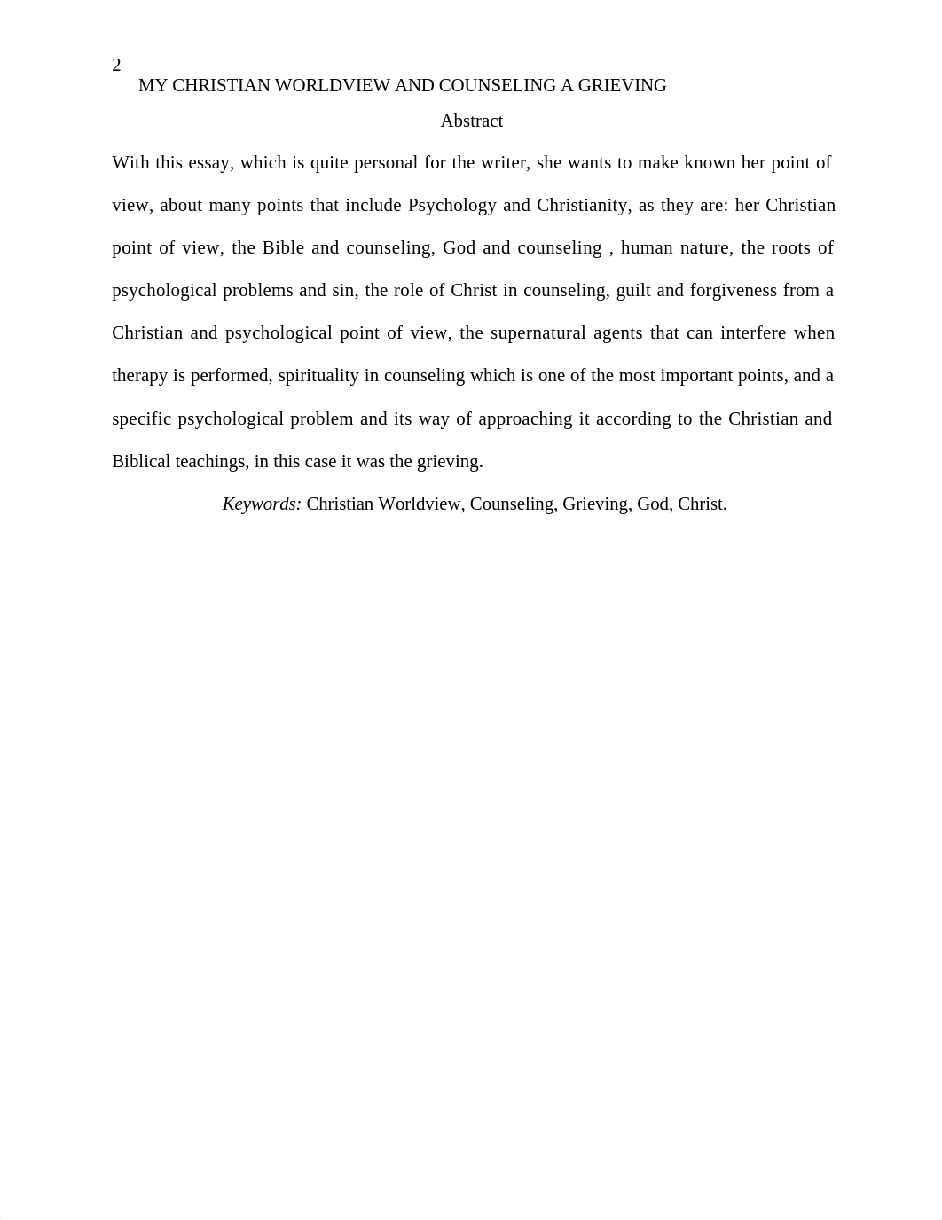 My Christian worldview and counseling a grieving problem.docx_dbf5u9zhsua_page2