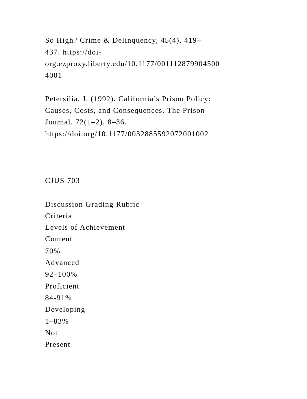 Discussion Board # 3Topic Incapacitation Locking Up Offenders.docx_dbfdtxmjd5i_page3