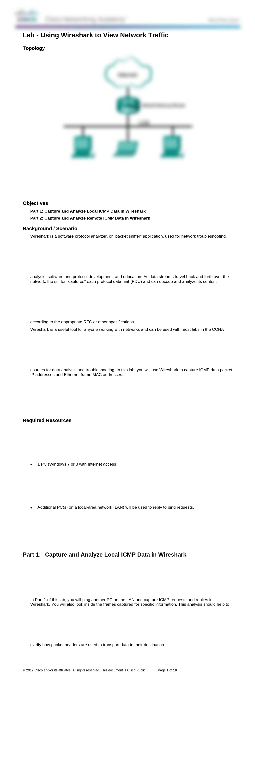 3.4.1.2 Lab - Using Wireshark to View Network Traffic.doc_dbfox1xgvjz_page1