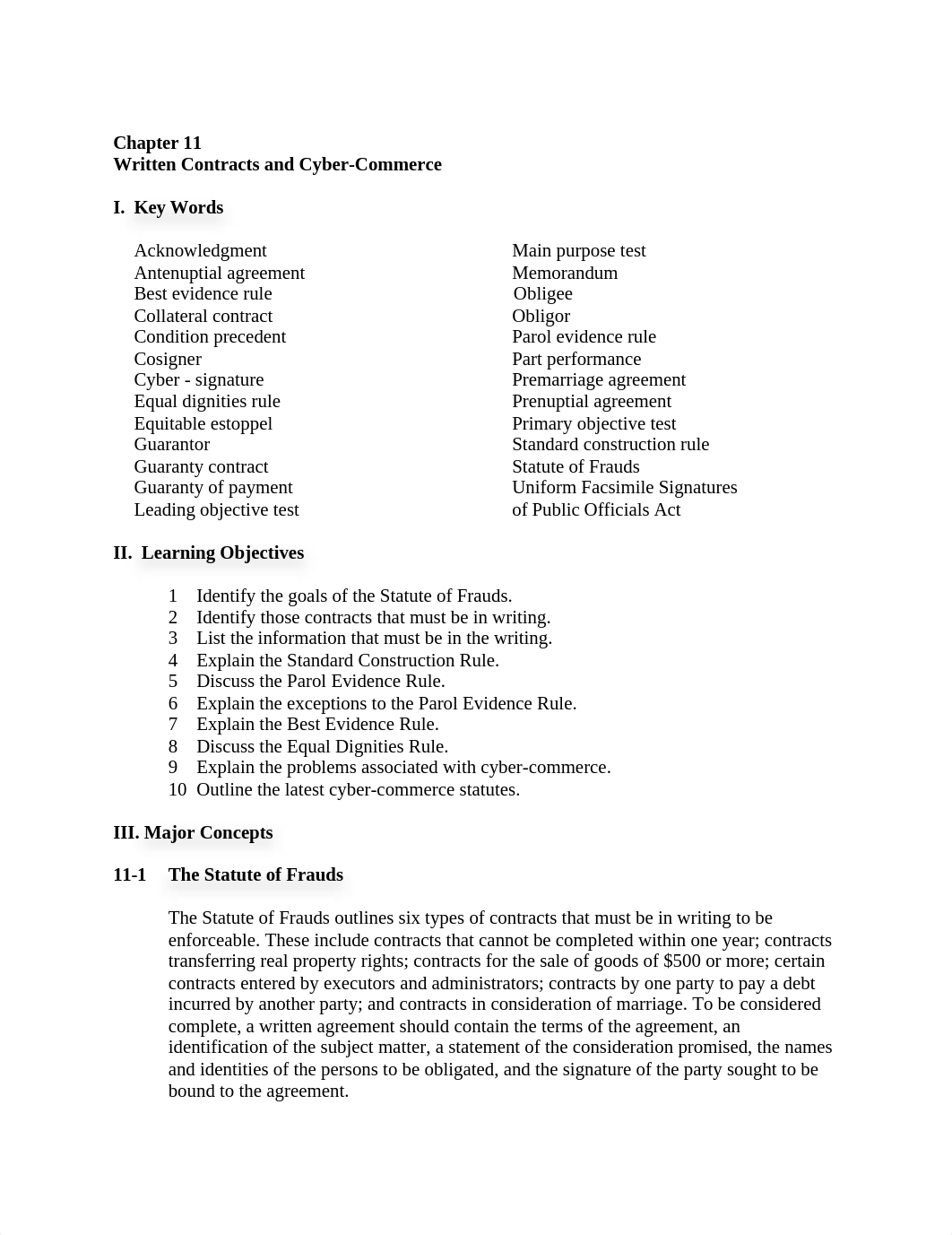 BUS 115 Chapter 11 Written Contracts and Cyber Commerce Lecture Notes 14th ed (1)_dbg098ak8f5_page1