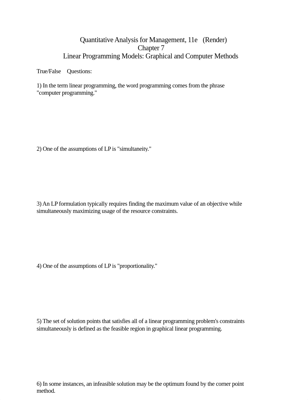 Quantitative Analysis for Management Chapter 7 Quiz.docx_dbg6vr654eh_page1