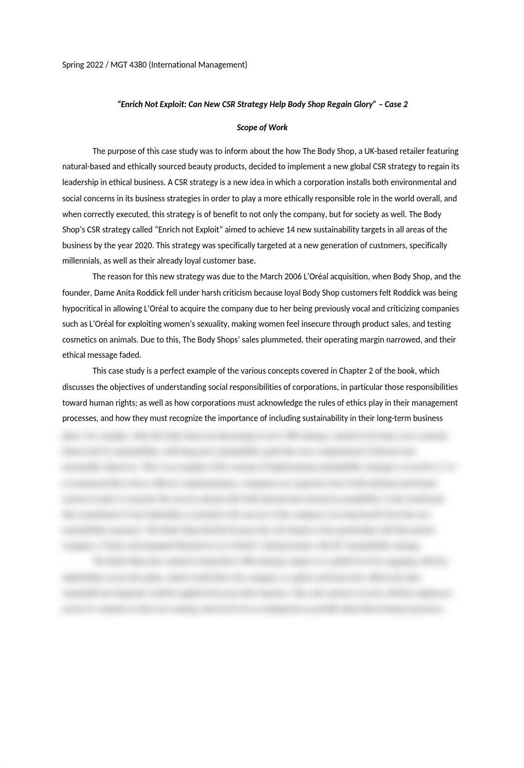 "Enrich Not Exploit- Can New CSR Strategy Help Body Shop Regain Glory" - Case 2.docx_dbgiu9a7pkb_page1