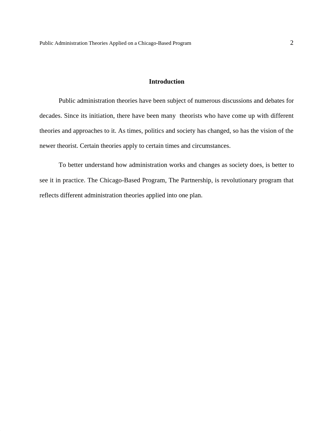 Public Administration Theories Applied on a Chicago.docx_dbgk6xfpldj_page2