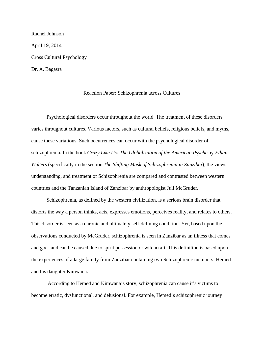 Reaction Paper - Schizophrenia across Cultures_dbgki3lourn_page1