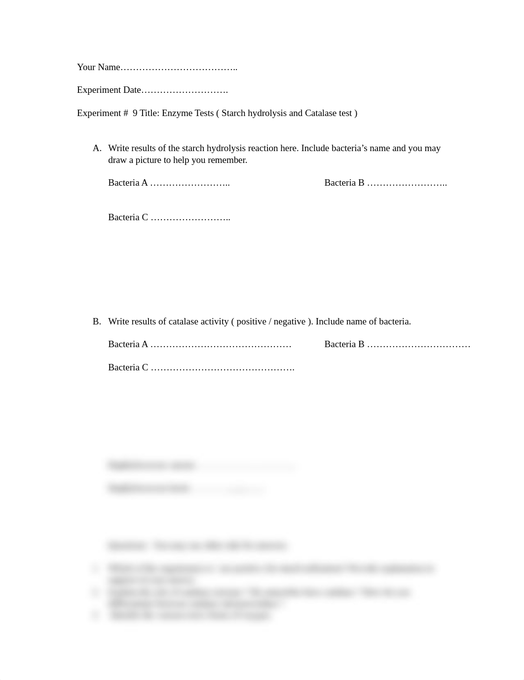 Lab Ex 9 Starch hydrolysis ( amylase) and catalase.doc_dbha2w9468i_page1