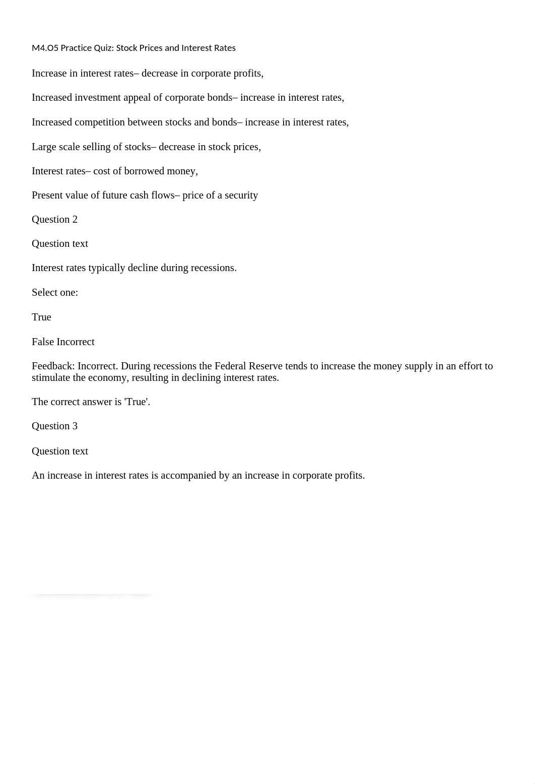 M4.O5 Practice Quiz Stock Prices and Interest Rates_dbhkgave11n_page1