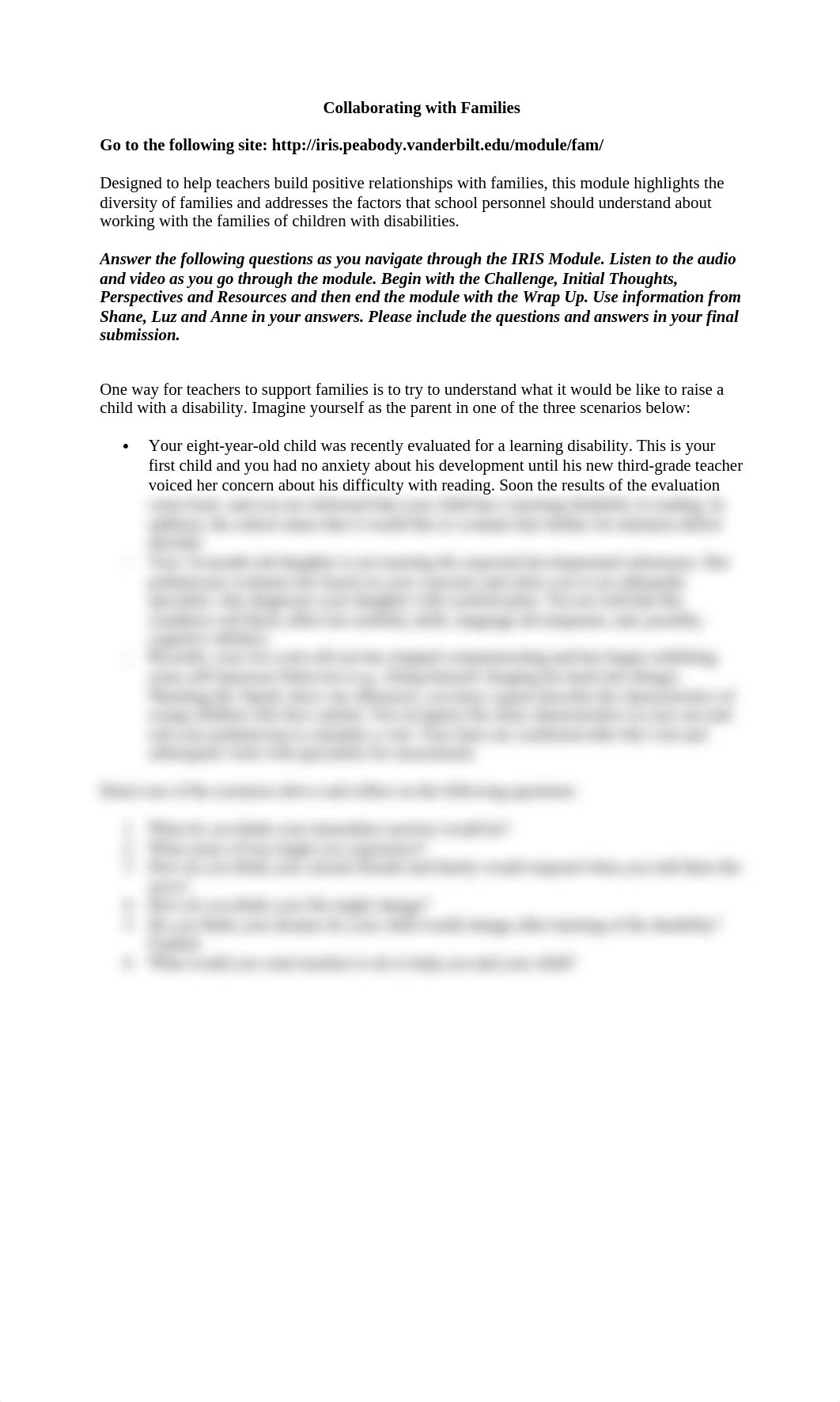 Collaborating with Families IRIS Module Assessment.doc_dbhq5uw14vv_page1