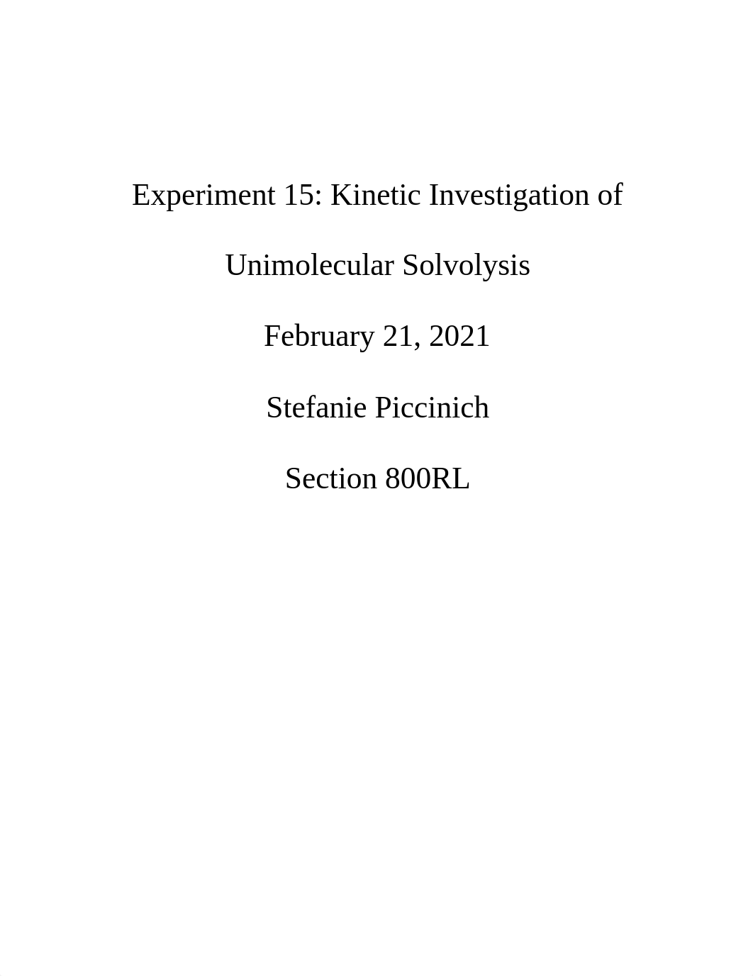 Experiment 15_ Kinetic Investigation of Unimolecular Solvolysis.pdf_dbi7p4ohjhl_page1