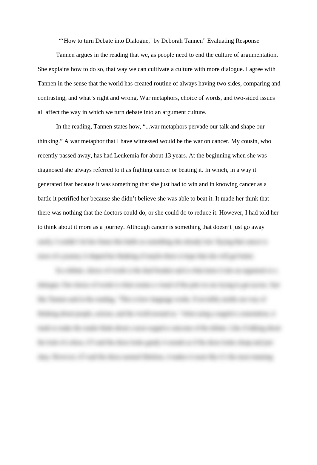 How to turn Debate into Dialogue evaluation essay.docx_dbi82d9q3ya_page1