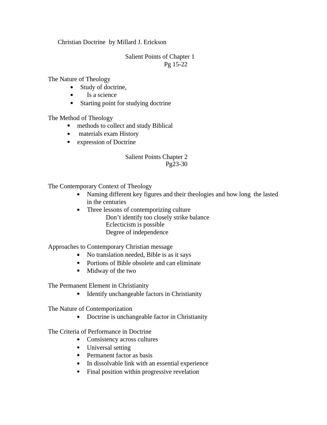 Christian Doctrine  by Mark Erickson - Notes_dbitu6yin46_page1