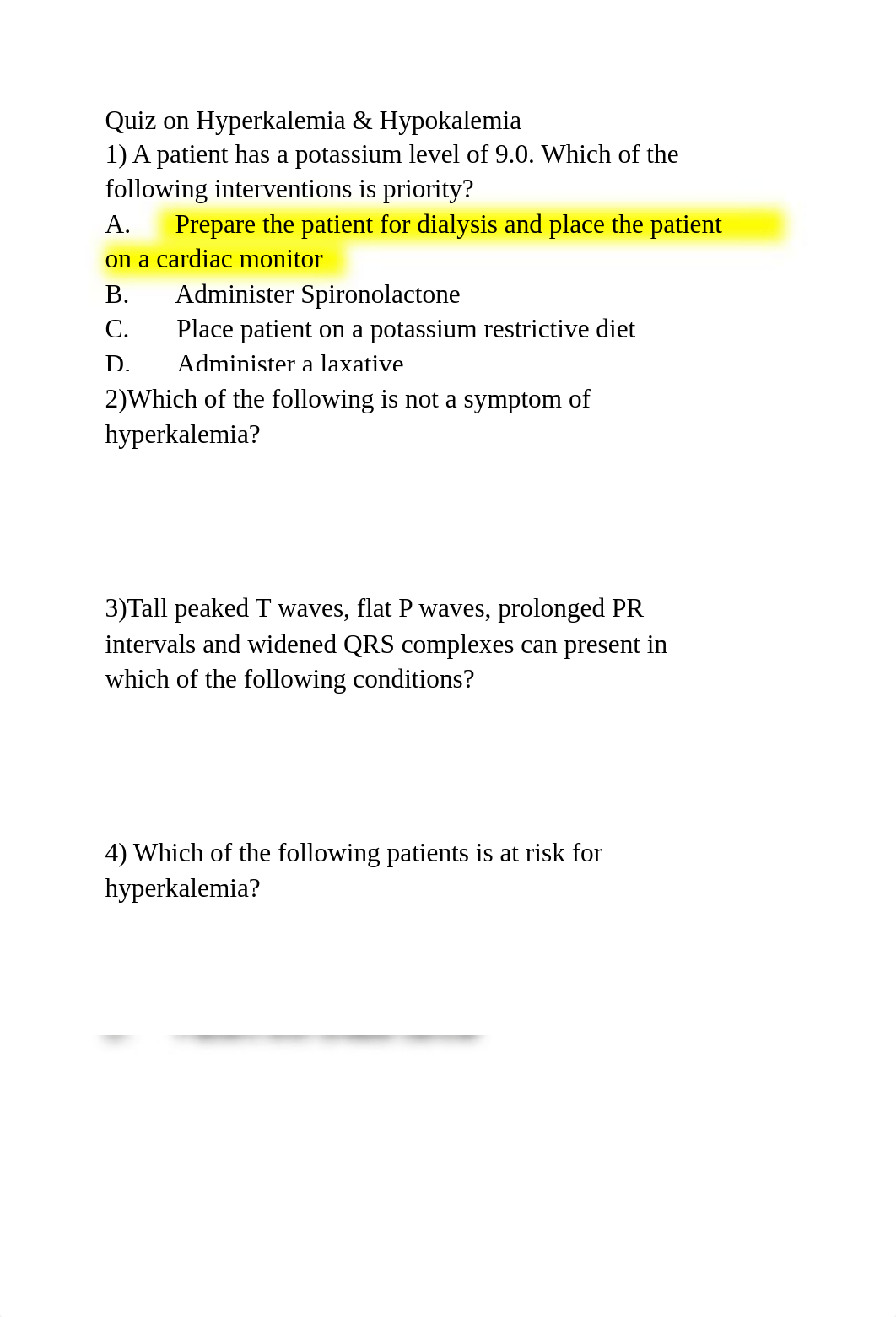 Quiz on Hyperkalemia & Hypokalemia (1).pdf_dbj18ebddkq_page1