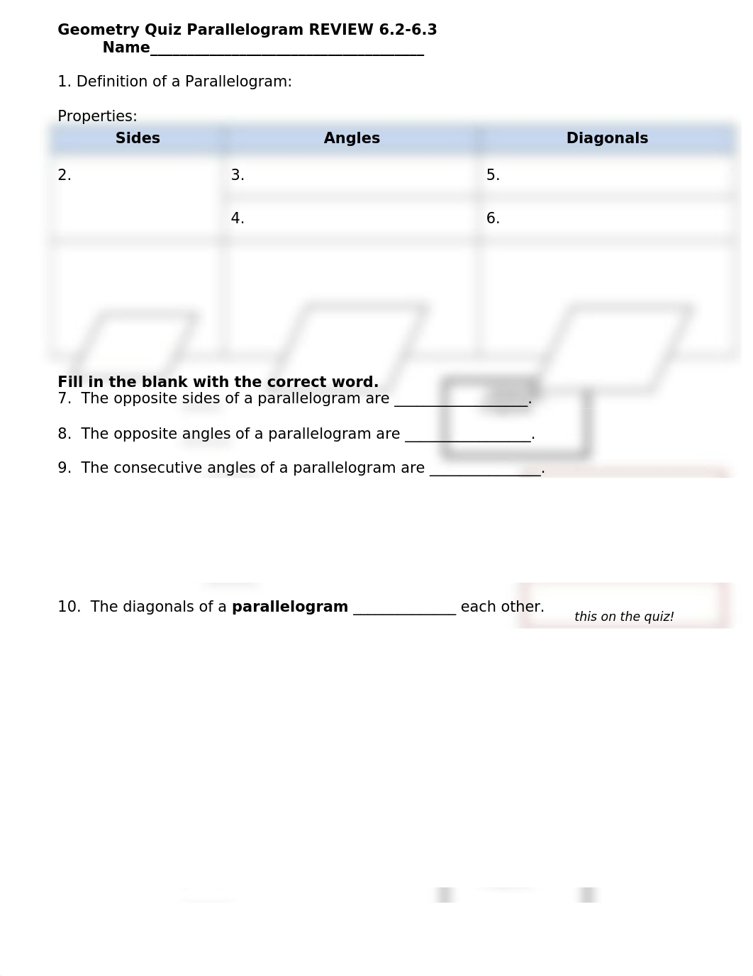 6.2-6.3 Parallelogram Quiz Review 13-14.doc_dbje2gokymf_page1