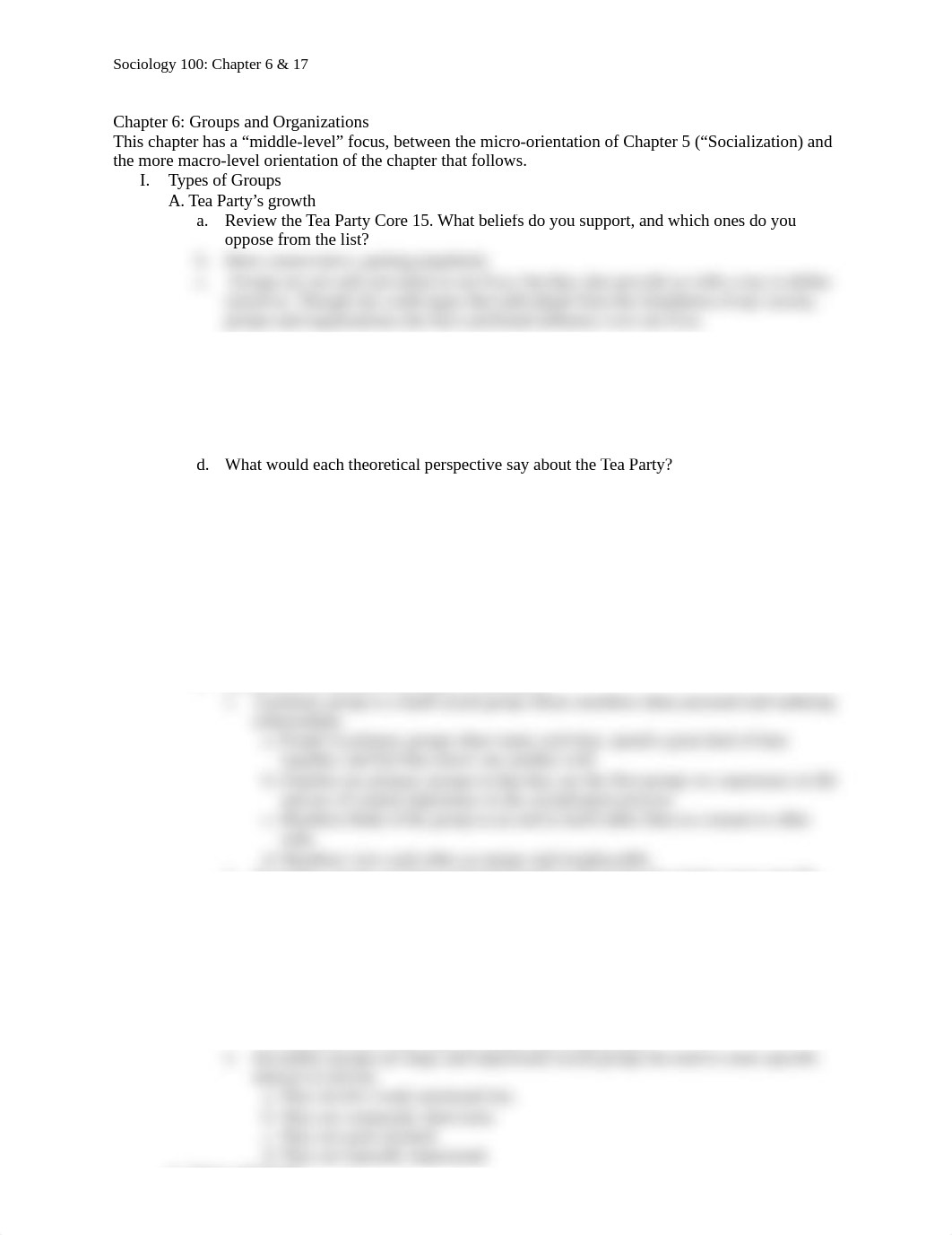 Chapter 6 Groups and Organizations, & Chapter 17 Government and Politics.docx_dbjf8te306s_page1