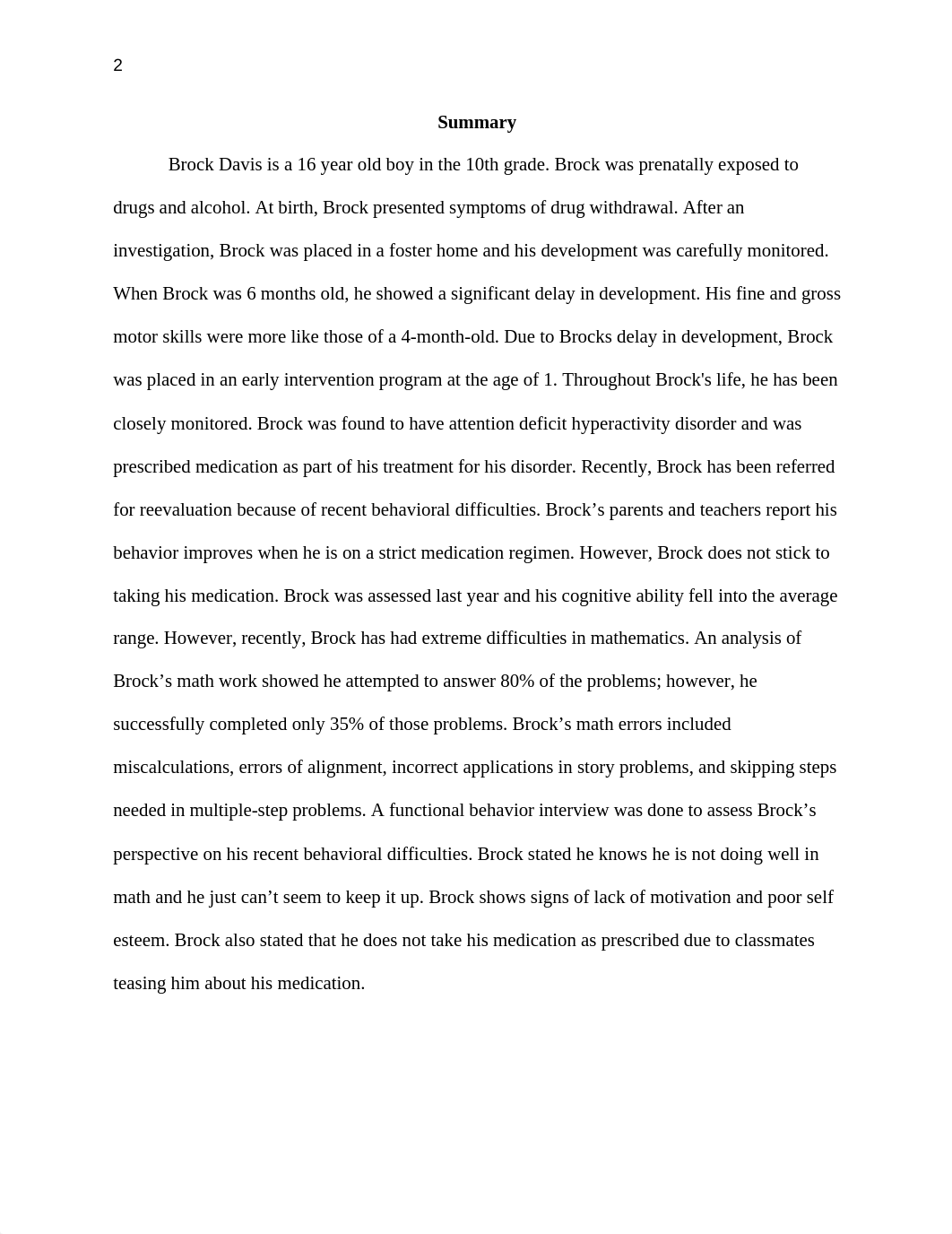 SPU 317 Case Study Brock- Lauren G, Marissa R, Abigail E, Eric B.docx_dbjgbsrdklq_page2