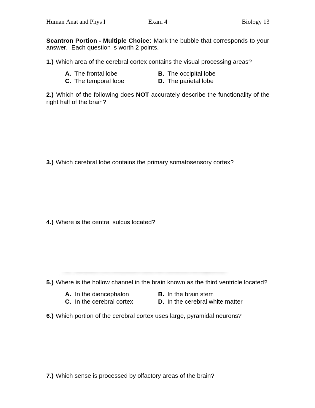 Lecture Exam #4 Biology 13 2016 Spring.docx_dbjnysf8dx4_page2