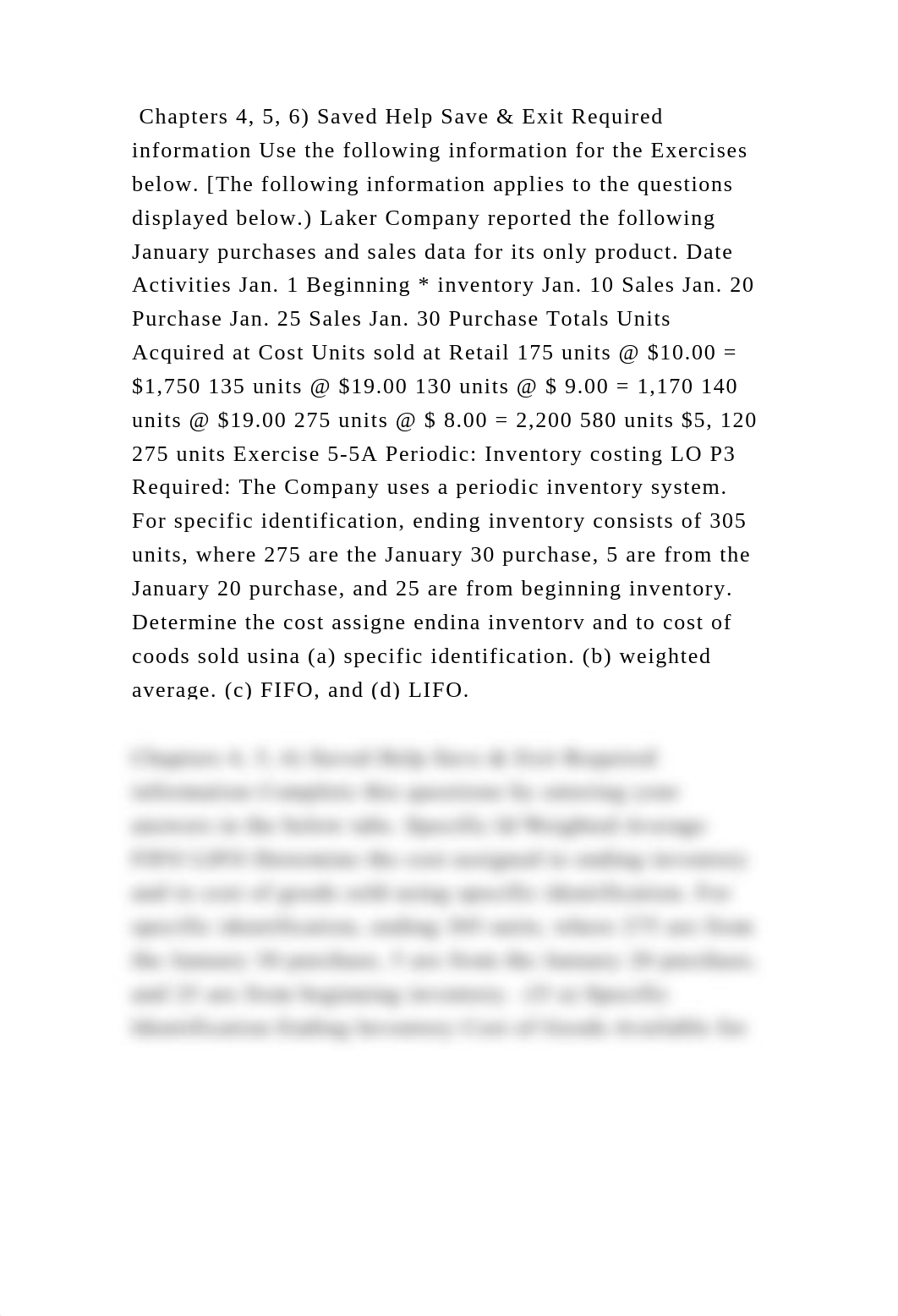 Chapters 4, 5, 6) Saved Help Save & Exit Required information Use the.docx_dbkbves8at7_page2