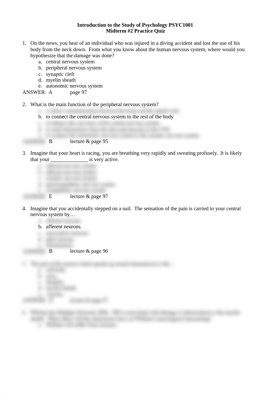 1001 Midterm 2 The Practice Quiz with Answers_dbkercibztc_page1