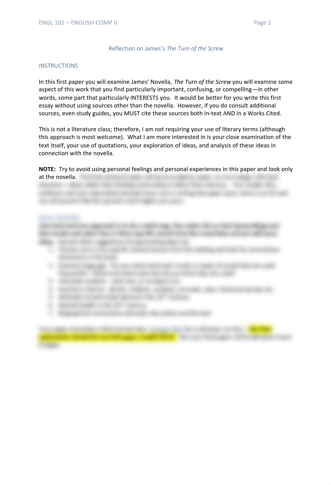 First Reflection on Turn of the Screw - Paper 1.pdf_dbkmf3at2r8_page1