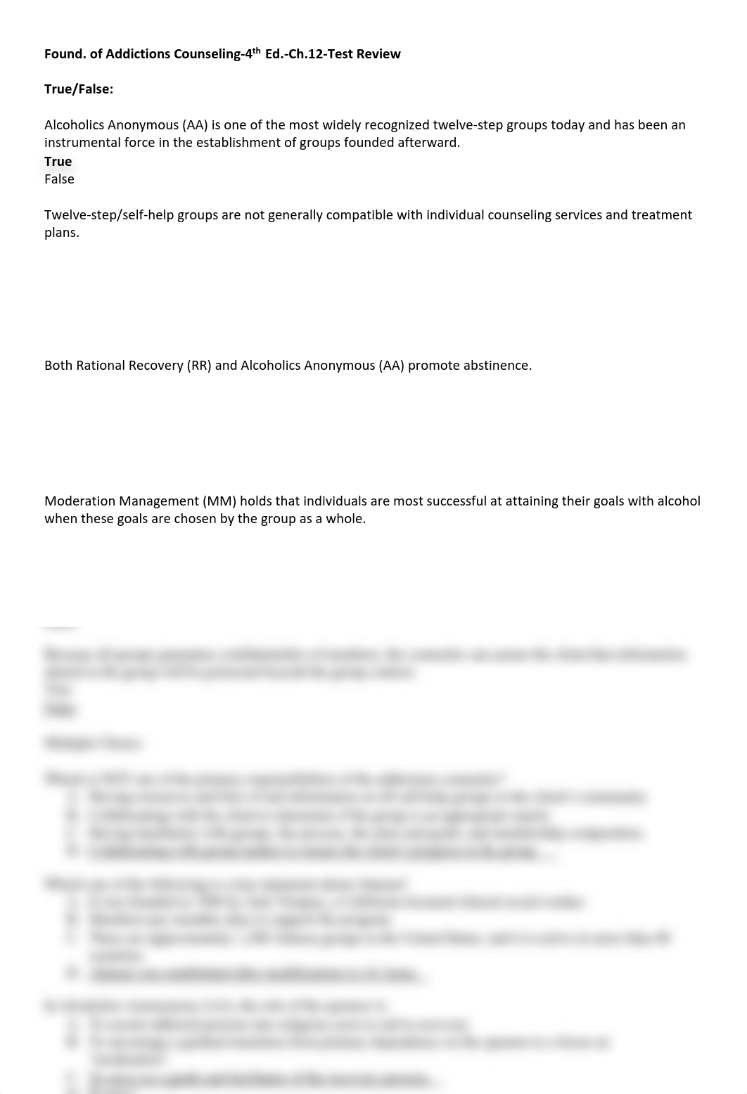 Found. of Addictions Counseling-4th Ed.-Ch.12-Test Review.pdf_dbkv49stl7i_page1