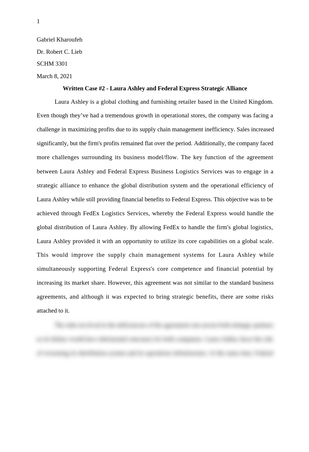 Written Case #2 - Laura Ashley and Federal Express Strategic Alliance.docx_dbkzwe4eytb_page1