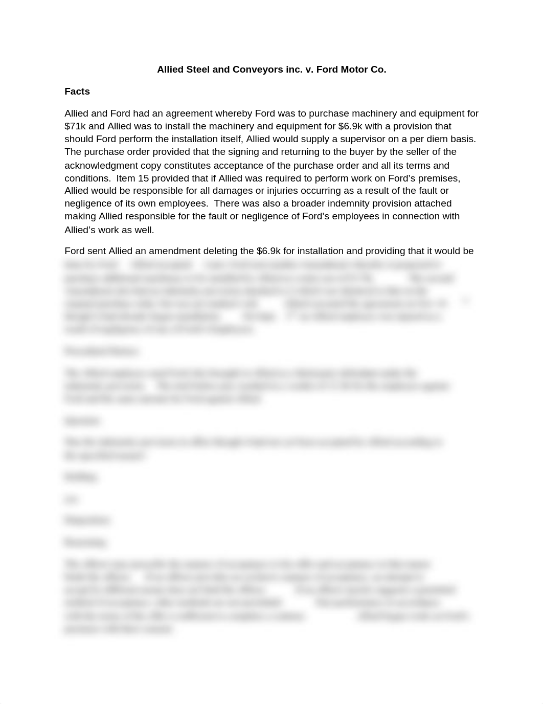 Allied Steel and Conveyors inc. v. Ford Motor Co_dbl4dm3xdwl_page1