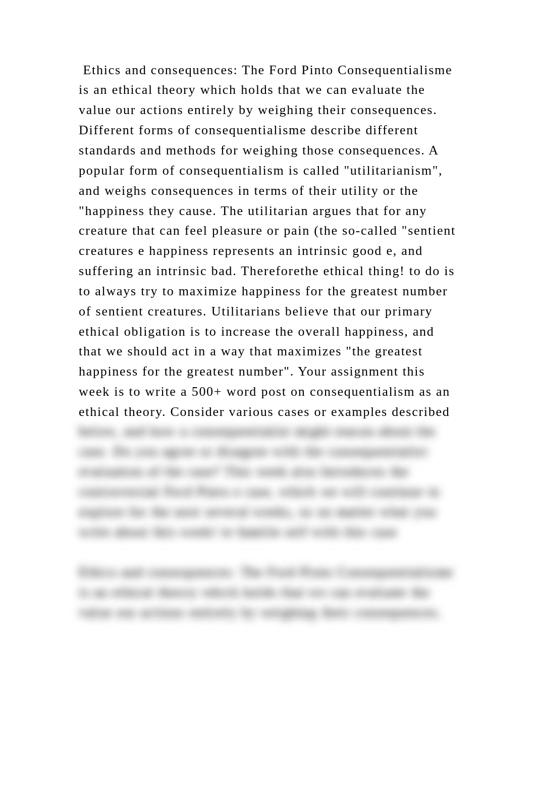 Ethics and consequences The Ford Pinto Consequentialisme is an ethic.docx_dblboipuh2l_page2