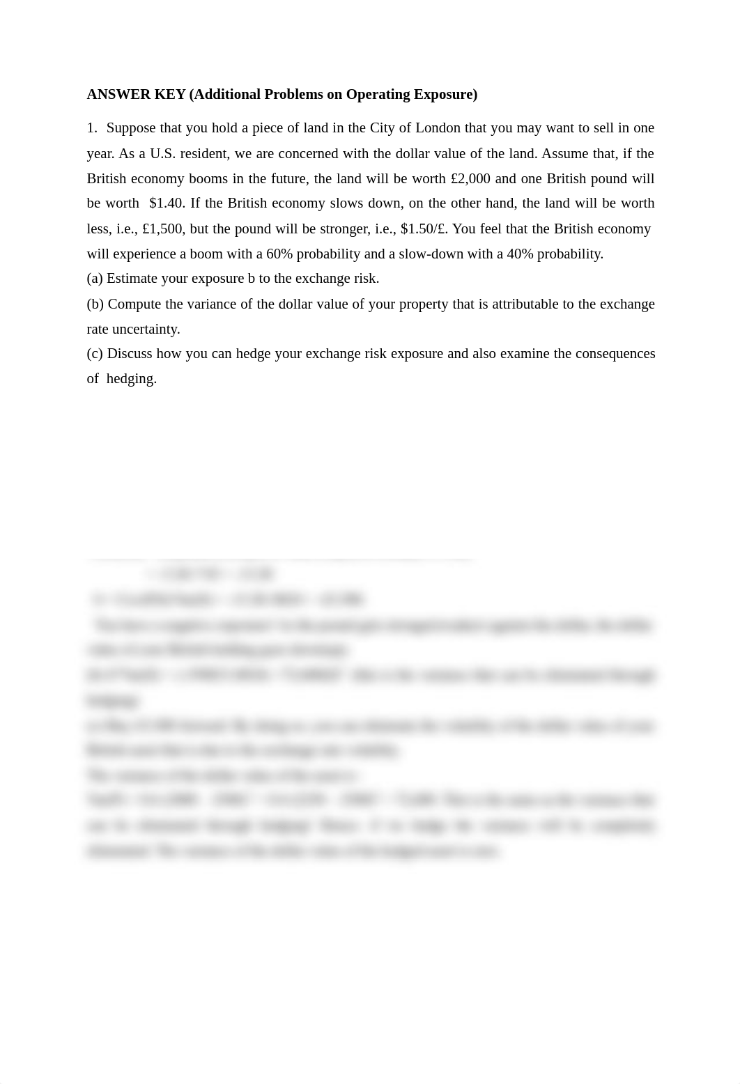 Answer Key (Additional Problems on Operating Exposure)_dblljl2vfoa_page1