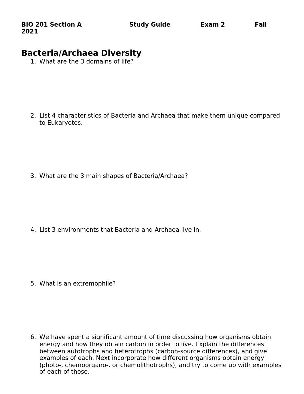 BIO 201 Section A Exam 2 Review Guide.2021.docx_dblmofzxldr_page1