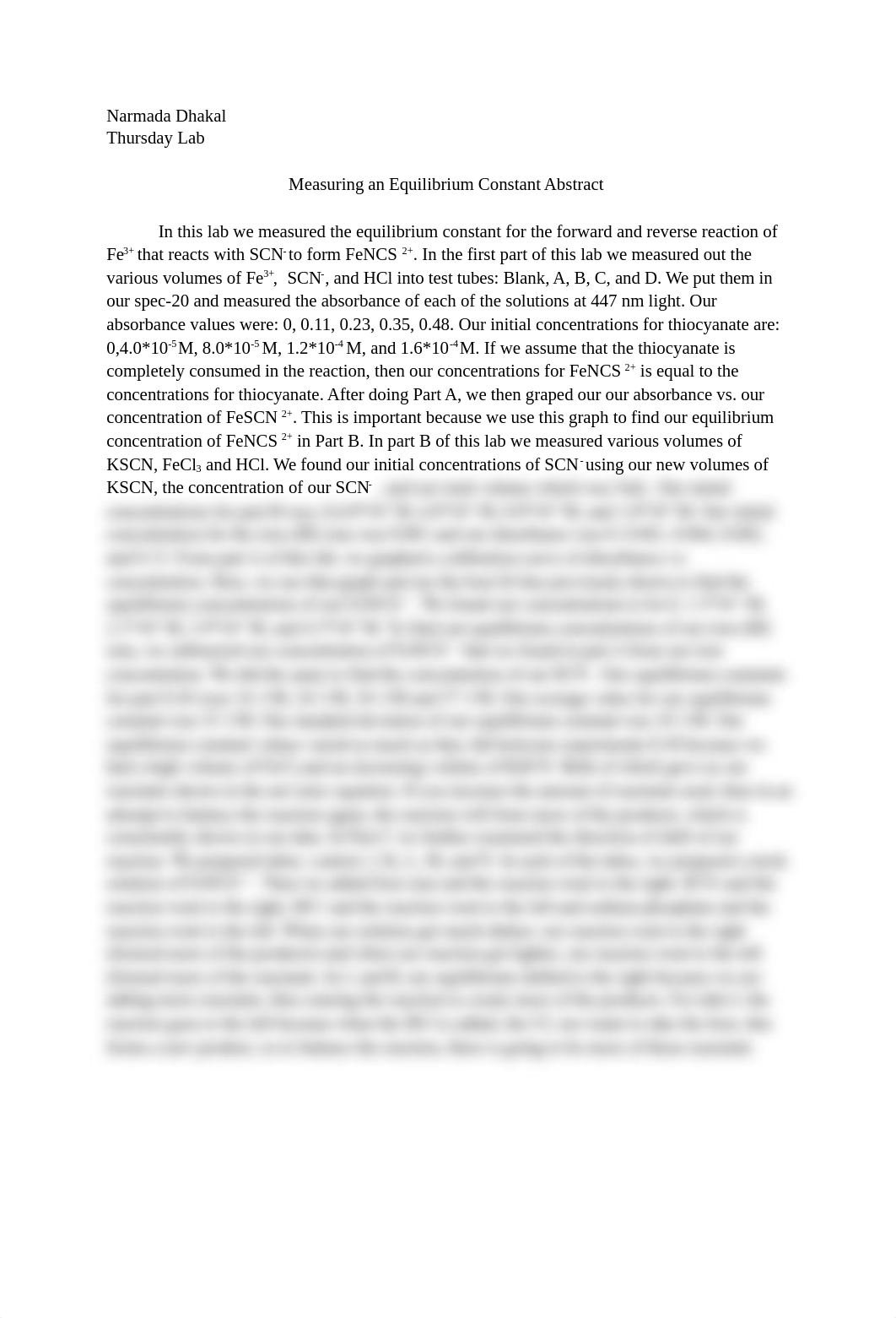 Measuring an Equilibrium Constant Lab Abstract_dbn148qerav_page1