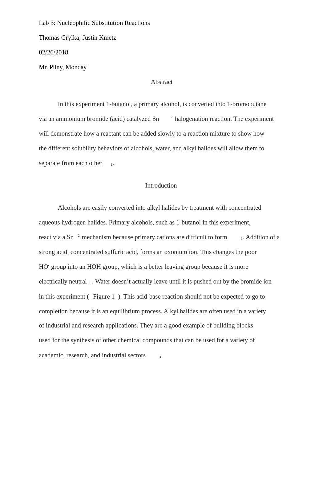 Lab #3 Nucleophilic Substitution Reactions.docx_dbn9e2804vy_page1