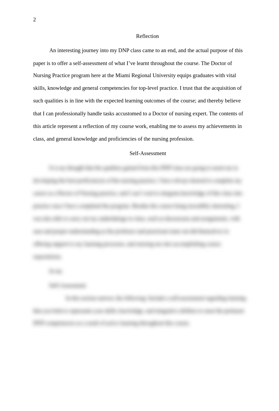 DNP 8000 week 7 Self- Assessment Assignment Templatee.docx_dbngrn3z9nb_page2